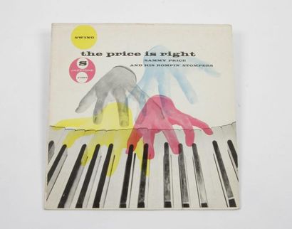 null ANDY WARHOL
SAMMY PRICE « The Price is right » Impression sur pochette disque....