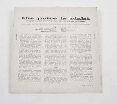 null ANDY WARHOL
SAMMY PRICE « The Price is right » Impression sur pochette disque....