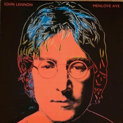 null ANDY WARHOL
JOHN LENNON « Menlove ave. » Impression sur pochette disque vinyl....
