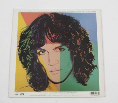 null ANDY WARHOL
Portrait BILLY SQUIER. Impression sur pochette disque vinyl. Offset...