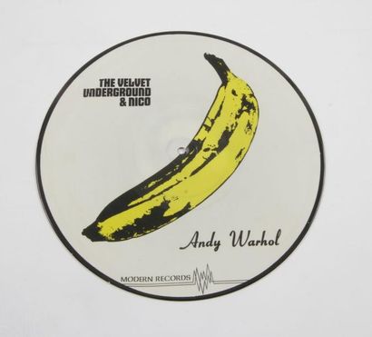 null ANDY WARHOL
THE VELVET UNDERGROUND & NICO. Picture disque Label Modern Rec.,...