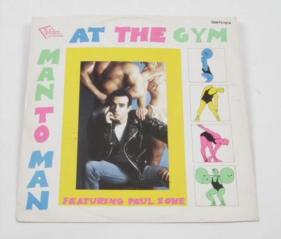 null KEITH HARING
MAN TO MAN « At the gym » Impression sur pochette disque vinyl....