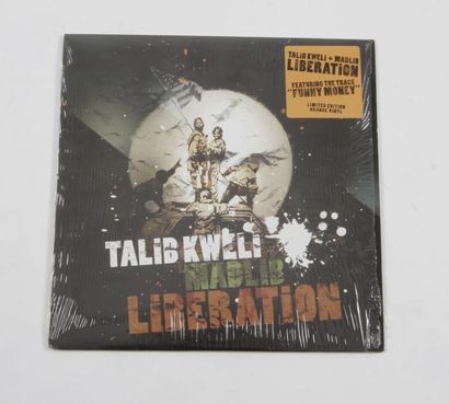 null BANKSY 
TALIB KWELI & MADLIB « Liberation ». Vinyle couleur orange. Impression...