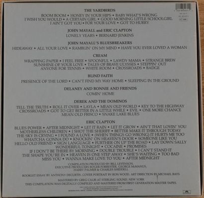 null ERIC CLAPTON
Coffret de 6 disques « Crossroads » Polydor 835 261-1. 31 x 31...