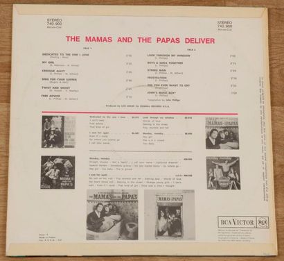 null THE MAMAS AND THE PAPAS 
Deliver. RCA, France, 1967. 31 x 31 cm - 12 x 12 i...