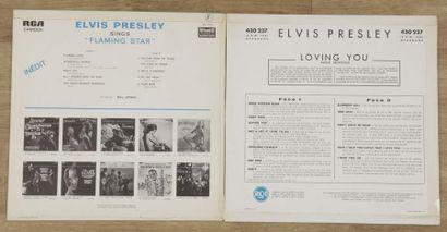 null ELVIS PRESLEY
2 disques « Flaming star » RCA 900.058 France 1971 & « Loving...