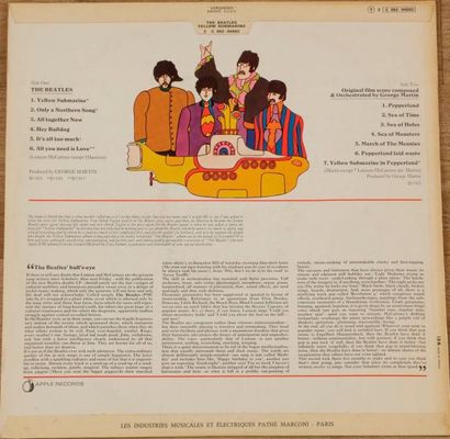 null THE BEATLES
« Yellow Submarine » Apple 2C 062 04002 France 1969. 31 x 31 cm...