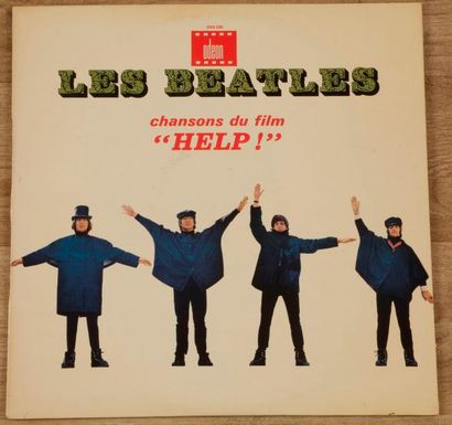 null THE BEATLES
« Help! » Odeon OSX 230 Label Bleu France 1965. 31 x 31 cm - 12...