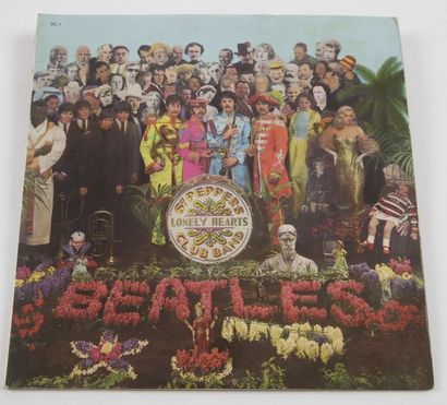 null THE BEATLES 
« Sgt. Pepper’s Lonely Hearts Club Band » Vinyle Orange. Label...