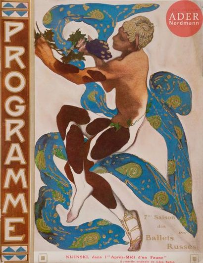 null Léon BAKST (1866-1924) [illustrateur]
Programme officiel des ballets russes
Septième...