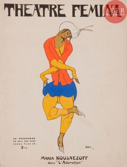null Léon BAKST (1866-1924), Sergueï SOUDEÏKINE (1882-1946) [illustrateurs]
Programme...