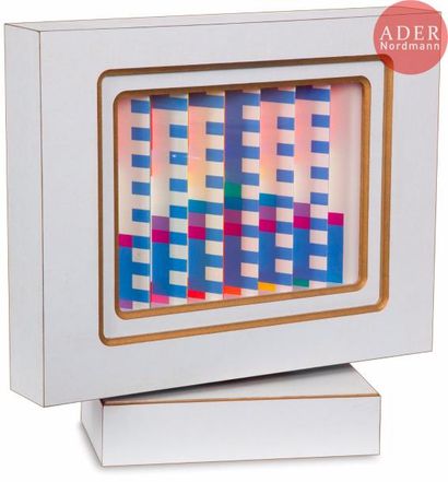 null Yaacov AGAM (né en 1928)
Composition
Sérigraphie sur papier accordéon double...