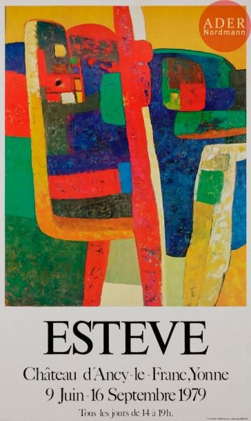 null Maurice ESTèVE (1904-2001)
Compositions
4 affiches d’exposition.
L’une signée.
Formats...