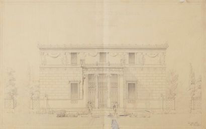 null Auguste-Jean ROUGEVIN (1831-1856)
Le projet d’hôtel Pompéien pour le Prince...