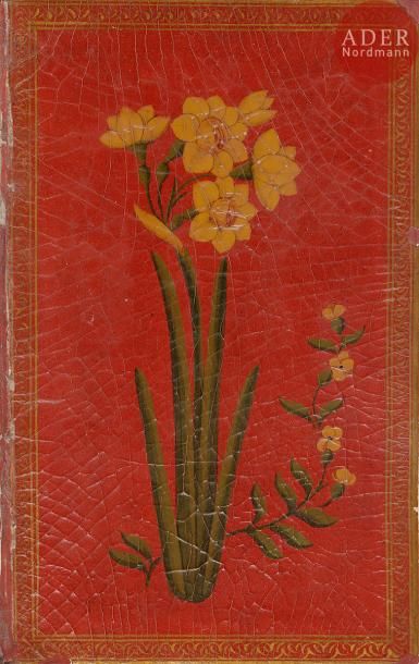 null Manuscrit poétique, Diwân de Hafez, Iran qâjâr, commandité, signé et daté 1221H....