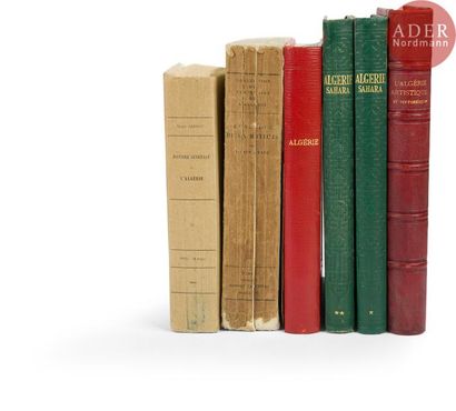 null ALGÉRIE, six ouvrages :
- E. GURNIER, Algérie et Sahara (2 volumes), Encyclopédie...