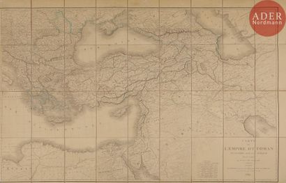 null Chevalier LAPIE
Carte de l’Empire ottoman en Europe, Asie et Afrique, Dressée...