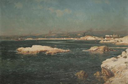 null Jean-Baptiste OLIVE (1848-1936)
Marseille, la Corniche
Huile sur toile.
Signée...