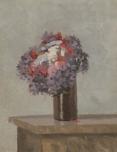 null Charles LACOSTE (1870-1959)
Paysage à Auch, 1892 - Bouquet de fleurs, 1891
Huile...