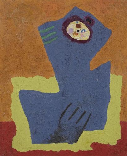 null Georges PAPAZOFF (1894-1972)
Composition, 1929
Technique mixte sur toile.
Non...