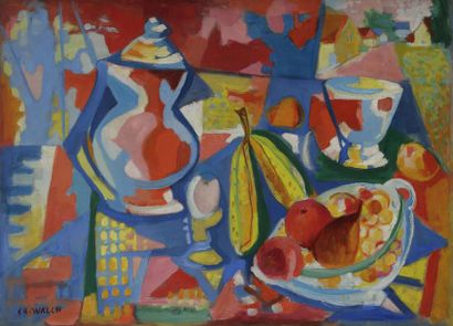 null Charles WALCH (1896-1948)
Nature morte, 1948
Huile sur toile.
Signée en bas...