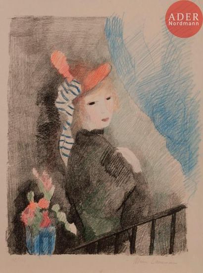 MARIE LAURENCIN Marie LAURENCIN
 Juliette. 1925. Lithographie. 315 x 235. Marchesseau...