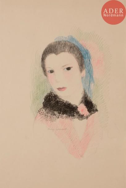 MARIE LAURENCIN Marie LAURENCIN
 Ma Germaine. 1931. Lithographie. 300 x 195. Marchesseau...
