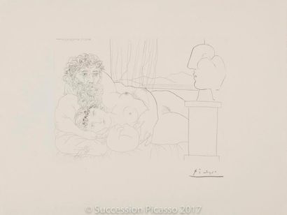 Pablo PICASSO Pablo PICASSO
Suite Vollard.1930-1937. Eau-forte, aquatinte, pointe...