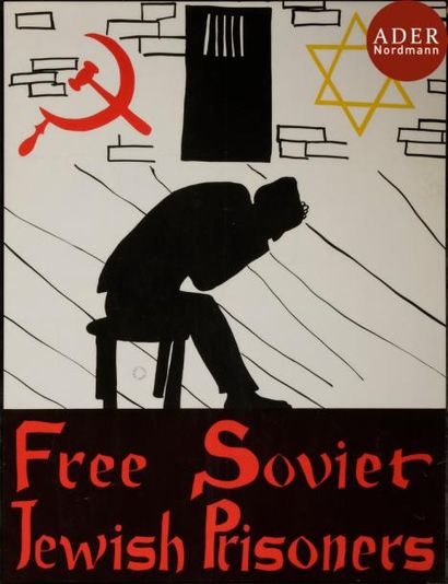 null [AFFICHE EN FAVEUR DES JUIFS D’URSS]
Free soviet jewish prisoners
Affiche en...
