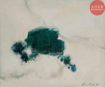 null Léon ZACK [franco-russe] 
(1892-1980)
Composition, 1975
Huile sur toile.
Signée...