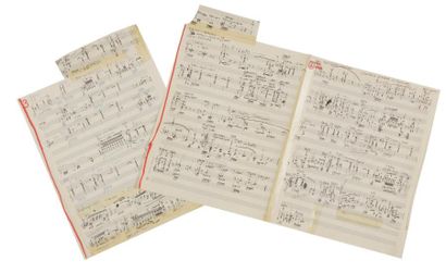 null Luigi NONO (1924-1990). Manuscrit musical autographe, [La lontananza nostalgica...