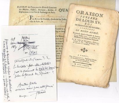 null DIVERS. 5 documents.
 Nicolas Thyrel de Boismont (1715-1786, théologien, et...