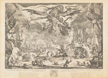 null Jacques Callot (1592-1635)
La Tentation de saint Antoine. Eau-forte. 465 x 360....