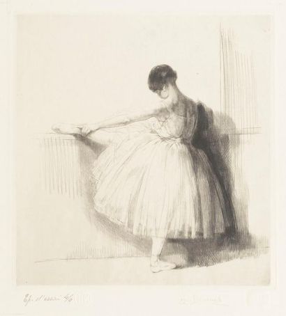 null Auguste Brouet (1872-1941) 
Sujets de danseuses ; Petit nu ; L’Acrobate. 1914-1924....