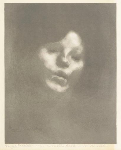 null Eugène Carrière (1849-1906) 
Marguerite Carrière (2e pl.). 1901. Lithographie....