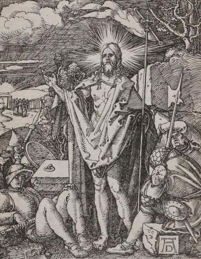 null Albrecht Dürer (1471-1528)
La Résurrection. (Pl. de la Petite Passion). 1509-1511....