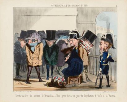 null Honoré Daumier (1808-1879) 
Embarcadère du chemin de Bruxelles – Vue prise dans...