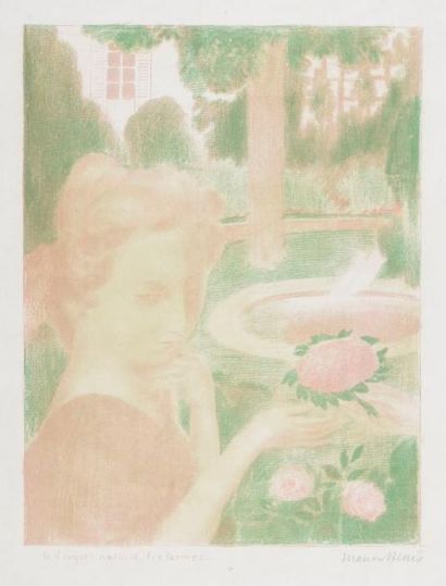 null Maurice Denis (1870-1943) 
Le Bouquet matinal, les larmes… (Suite Amour, pl....