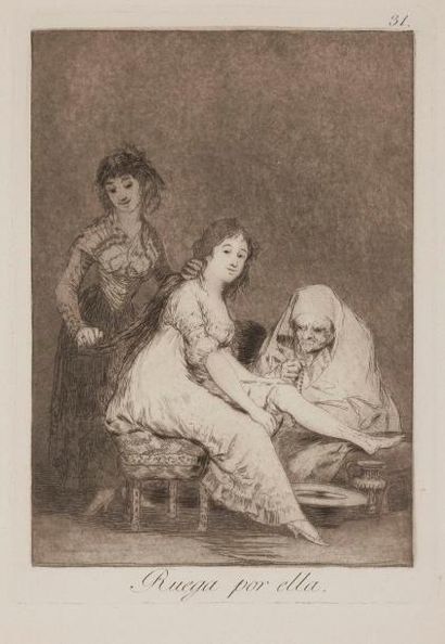 null Francisco de Goya y Lucientes (1746-1828)
Ruega par ella (Caprichos, pl. 31)....