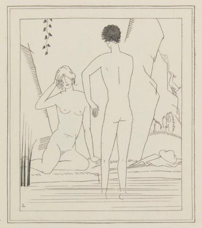 null Jean-Émile Laboureur (1877-1943) 
Illustrations pour divers ouvrages. Un fort...