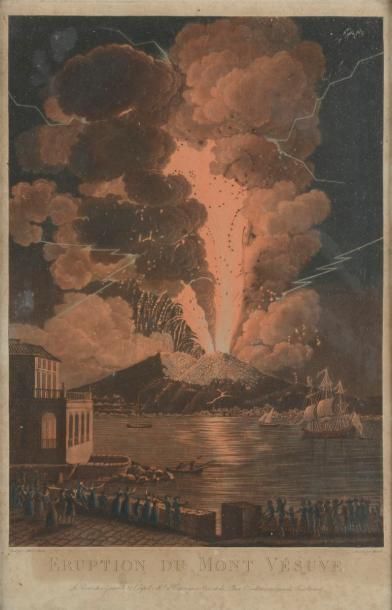 null Alessandro d’Anna (1746-1810) (d’après)
Éruption du Mont Vésuve ; Éruption du...