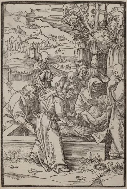 null Hans Schäufelein (c. 1480-c. 1540)
La Pentecôte ; La Mise au tombeau. (2 pl....