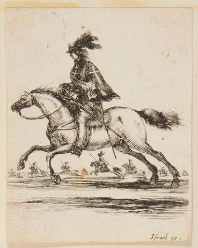 null Stefano della Bella (1610-1664)
Diverses [sic] Exercices de Cavalerie. Eau-forte....