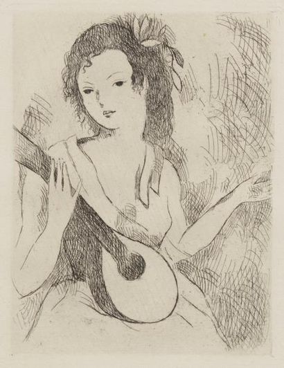 null Marie Laurencin (1883-1956)
Verlaine (Paul). Fêtes galantes. Paris, éd. A. Messein,...