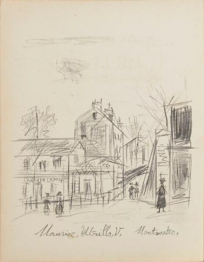 null Maurice Utrillo (1883-1955)
Utrillo par Maximilien Gauthier. Paris, Galerie...