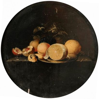 null Johannes BORMAN (La Haye 1620/25 - Amsterdam après 1659)
Nature morte aux citrons...