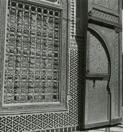 null Pierre Boucher (1908-2000) 

Maroc, c. 1950. 

Fès. Meknès. 

Détails architecturaux....