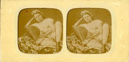 null Photographe non identifié 

Scenettes érotiques, c. 1870. 

Neuf (9) épreuves...