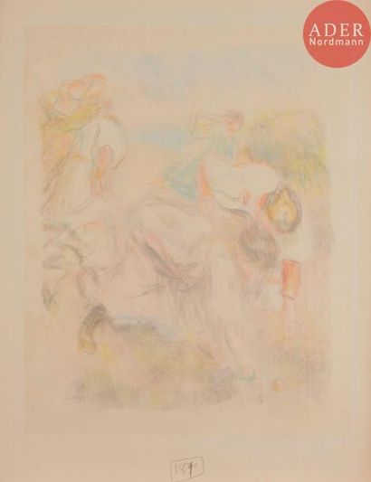 Pierre-Auguste Renoir Pierre-Auguste RENOIR
 Les Enfants jouant à la balle. Vers...
