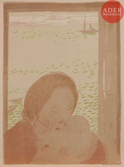 MAURICE DENIS Maurice DENIS
Maternité devant la mer, ou Maternité au Pouldu. 1900....